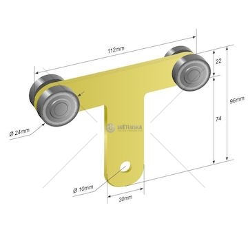 Kladka bočnice EDSCHA čtyřnásobná RTP