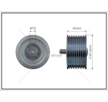 Kladka napínací THERMOKING na pásek 10PK  MTX-720007