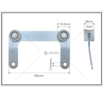 Kladka návěsu SCH SCHMITZ  MTX-735010