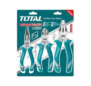 Kleště, sada 3ks, 160-160-200mm, industrial, CrV TOTAL