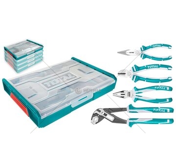 Kleště, sada 4ks, 160-250mm, CrV TOTAL