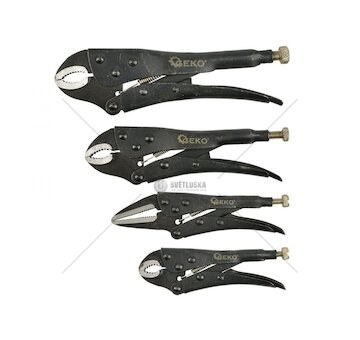 Kleště upínací sada 4ks, 125-250mm, Q235 GEKO