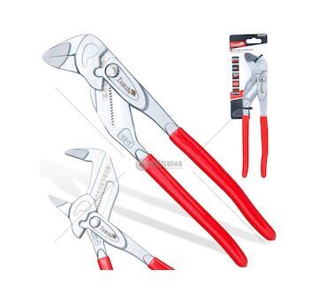 Klešťový klíč stavitelný 250 mm CrV – TVARDY
