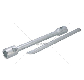 Klíč na kola oboustranný.S-27/32 + kolík  HRW-013