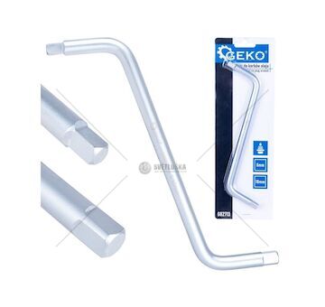 Klíč na vypouštěcí zátky olejových van 8×10 mm – GEKO