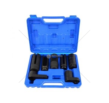 Klíč nástrčný na lambda sondu a vstřikovače, sada 7ks GEKO