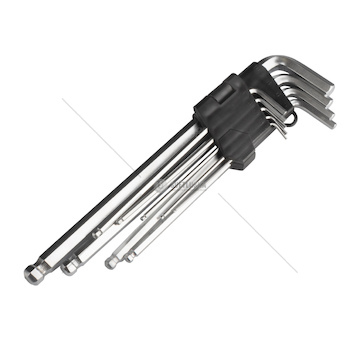 Klíče IMBUS dlouhé 230mm 9 ks