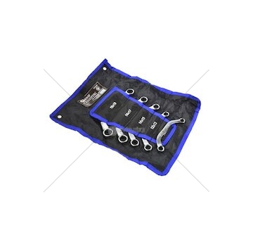 Klíče kroužkové typ C pro alternátory, sada 5ks, 10-19 mm GEKO