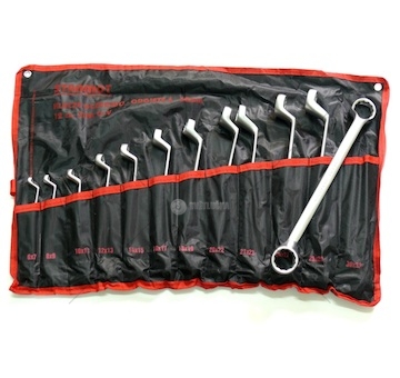 Klíče očkové odtrhové 6-32mm 12ks sada C. RV v textilním obalu