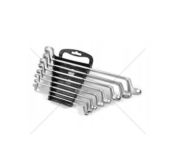 Klíče očkové zahnuté, sada 8ks, 6-22mm MAR-POL