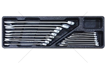 Klíče PL.-očkové 6-24MM 16 kusů TONGRUN  GJ-5009