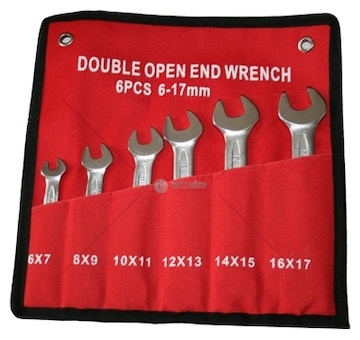 Klíče ploché 6-17 6ks sada