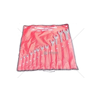 Klíče ploché/očkové 6-32 12ks sada profi