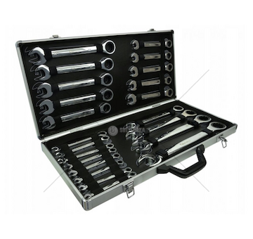 Klíče ráčnové očkoploché 6 - 32 mm, sada 22 ks GEKO