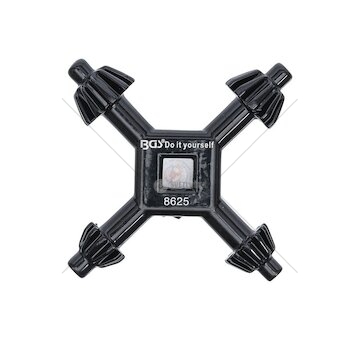 Klička pro vrtačkové sklíčidlo, velikost 13-17 mm, univerzální 4v1 BGS