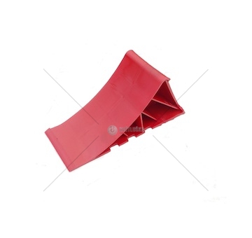 Klín pod kola L=255mm, barva - červená, max zatížení 1,6T