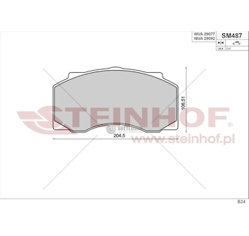 KLOCKI HAM.STEINHOF BEZ KPL.MONT. STEINHOF SM487