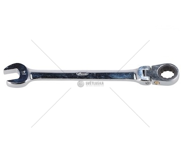 KLUCZ PL-OCZKOWY 14MM Z PRZEGUBEM I GRZECHOTKA 06791 V2810