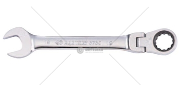 KLUCZ PLASKO-OCZKOWY 18MM Z PRZEGUBEM I KING TON 373018M