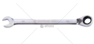 KLUCZ PLASKO-OCZKOWY 21MM Z GRZECHOTKA KING TON 373021M