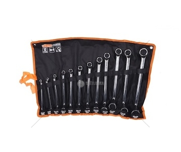 KLUCZE OCZKOWE 6-32MM ODGIETE POLEROWANE  C6833