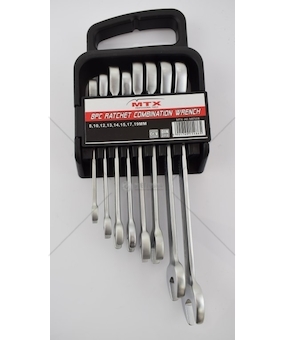 KLUCZE PL.-OCZK.8-19MM 8-ELEM.Z GRZECHOT MTX MTX-AE-M0508