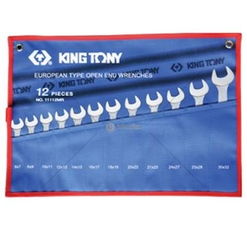 KLUCZE PLASKIE 6-32MM 12SZT ETUI KING TON 1112MRN