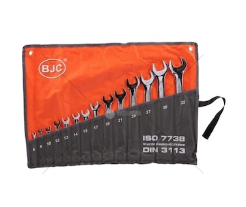 KLUCZE PLASKO-OCZKOWE 6-32MM 14SZT  M58135