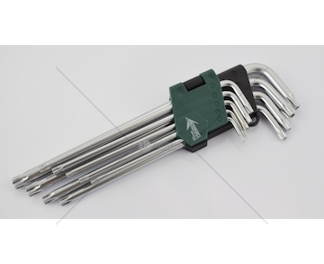 KLUCZE TORX T10-T50 CR.V 9-ELEM. DLUGIE MTX MTX-AE-7147