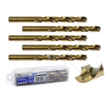Kobaltový vrták do kovu HSS-Co, DIN 338, 13mm, 5ks GEKO