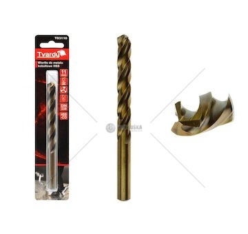 Kobaltový vrták do kovu HSS-Co, M35, 11mm TVARDY
