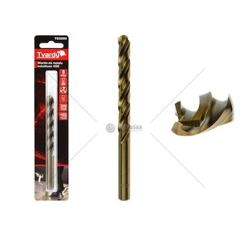 Kobaltový vrták do kovu HSS-Co, M35, 9mm TVARDY