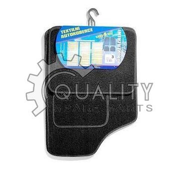 Koberce textilní UNI 3 černé