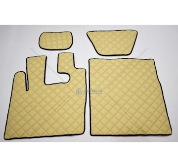 Koberec DAF 105 XF 2008- prošívaný béžový  2007105/PIK/BEZ