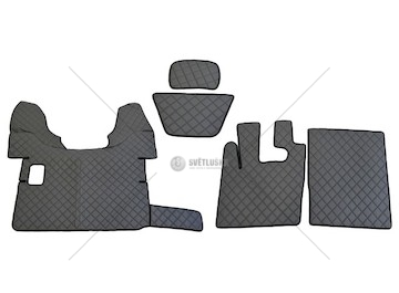 Koberec DAF 105 XF 2008- prošívaný šedý  2007105/PIK/SZ