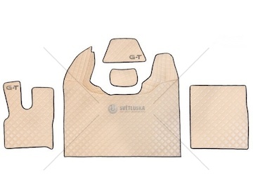 Koberec DAF 106 XF prošívaný béžový 2007106/PIK/BEZ