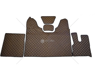 Koberec DAF 106 XF prošívaný hnědý 2007106/PIK/BR