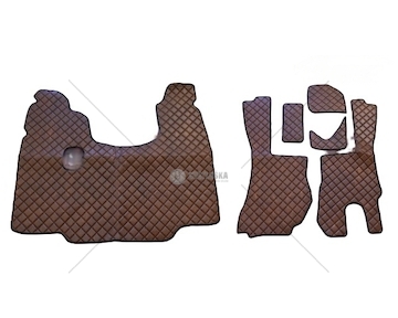 Koberec SCANIA G prošívaný OD 2009  hnědý 20090106/PIK/BRA