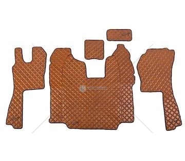 Koberec SCANIA R prošívaný OD 2009  hnědý  20090059/PIK/BRA