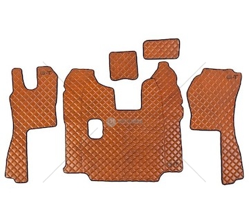 Koberec SCANIA R prošívaný OD 2009  hnědý 20090065/PIK/BRA