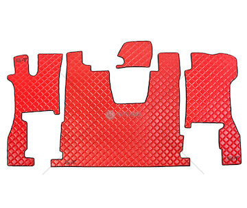 Koberec SCANIA R prošívaný OD 2017  červený 20070055/PIK/CZE/17