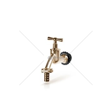 Kohoutek 1/2" pro nádrž na dešťovou vodu, zlatý TAP