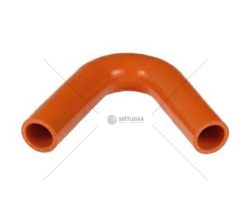 Koleno silikonové FI 8mm, 45° L=150x150mm