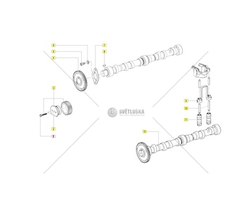 Kolo pohonu vačky Multicar M26.7