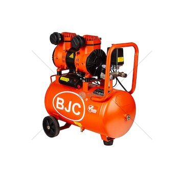 Kompresor bezolejový 24 l, 2 písty, 230 V, 8 bar, tichý - BJC