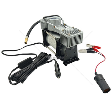 Kompresor do auta s manomentrem 50l/min, 12V - autokompresor