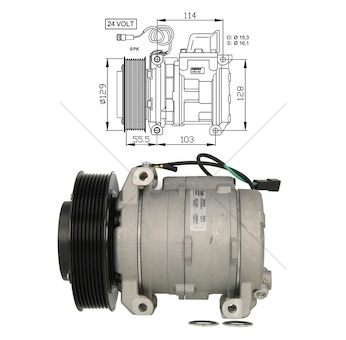Kompresor klimatizace mercedes actros mp4, arocs, atego 3 om470.903-om936.910 od 07.2011 0171351_A