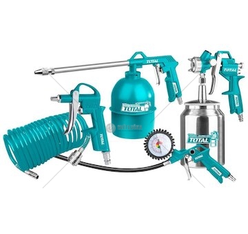 Kompresorová sada, pneu, 5ks, TOTAL