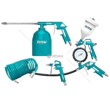 Kompresorová sada, pneu, 5ks, TOTAL