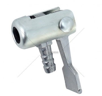 Koncovka na foukání kol s páčkou FI 6mm - kovový úchyt